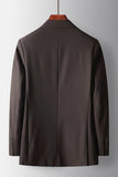 Coffee Peak Lapel 2 Pieces Men's Formal Suits