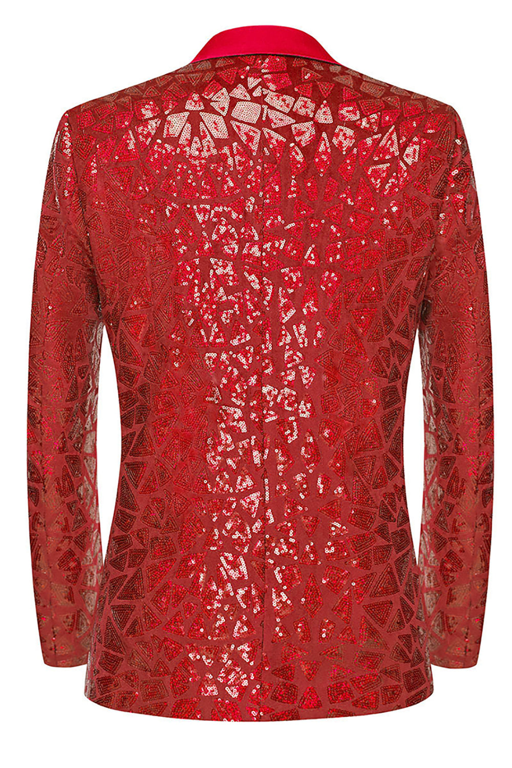 Sparkly White Floral 2 Pieces Notched Lapel Prom Suits