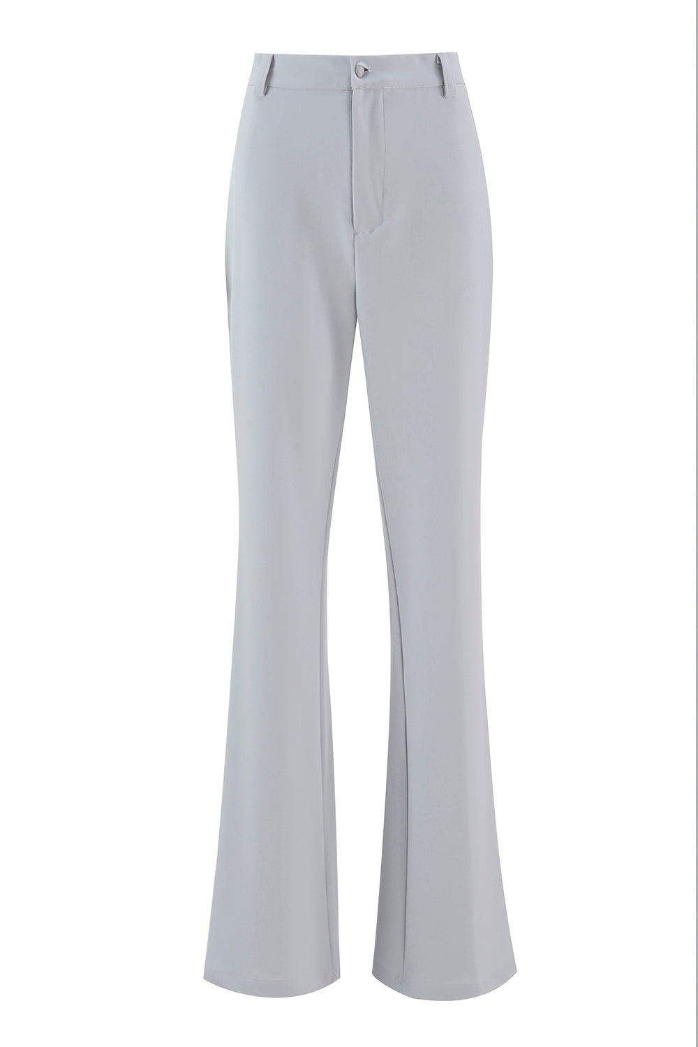 Silver 2 Piece Peak Lapel Double Breasted Slim Fit Women's Suit