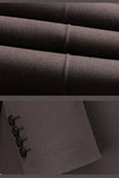 Coffee Notched Lapel Singel Breasted Slim Fit Suit