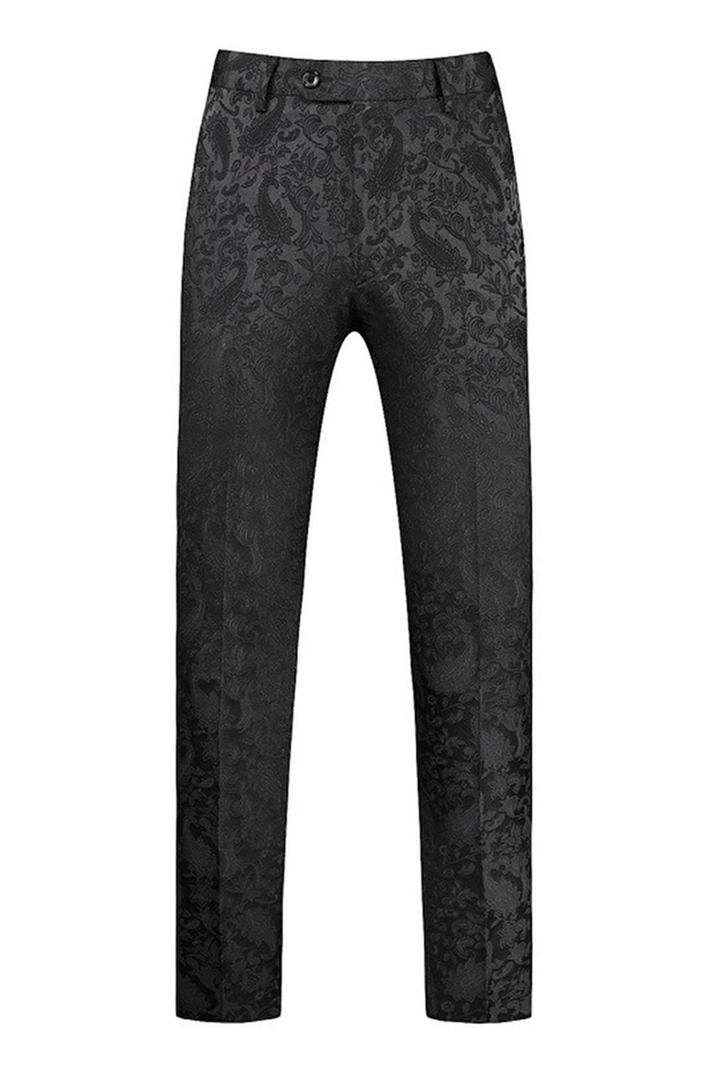 Black Shawl Lapel One Button 2-piece Men Prom Suits