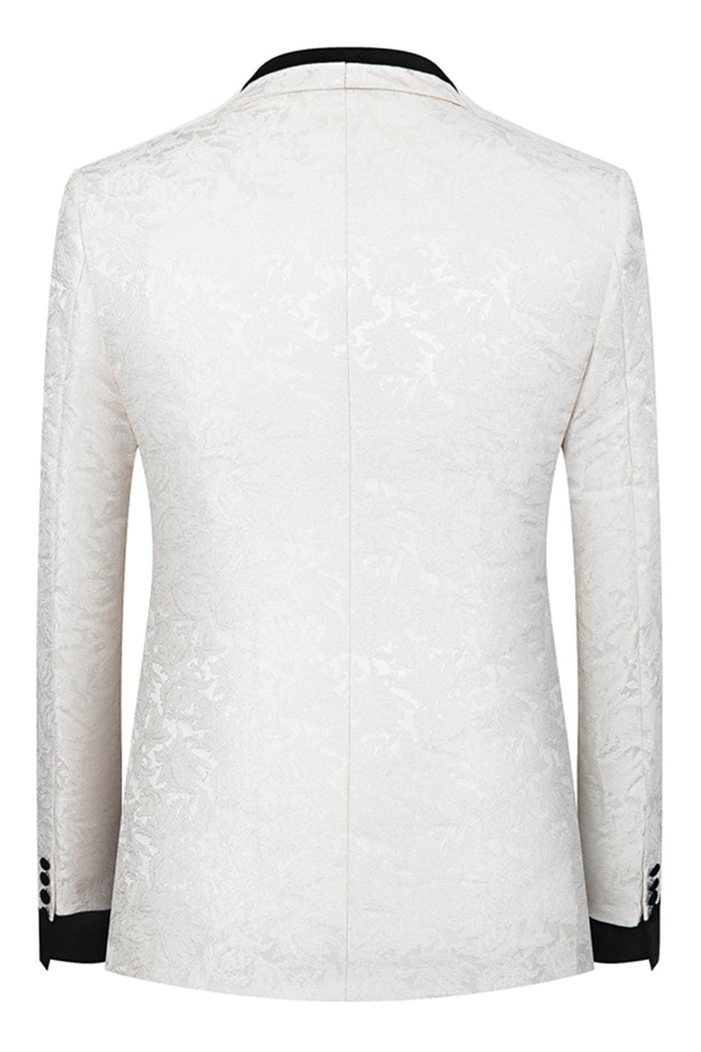 Black Shawl Lapel One Button 3-Piece Men Suits