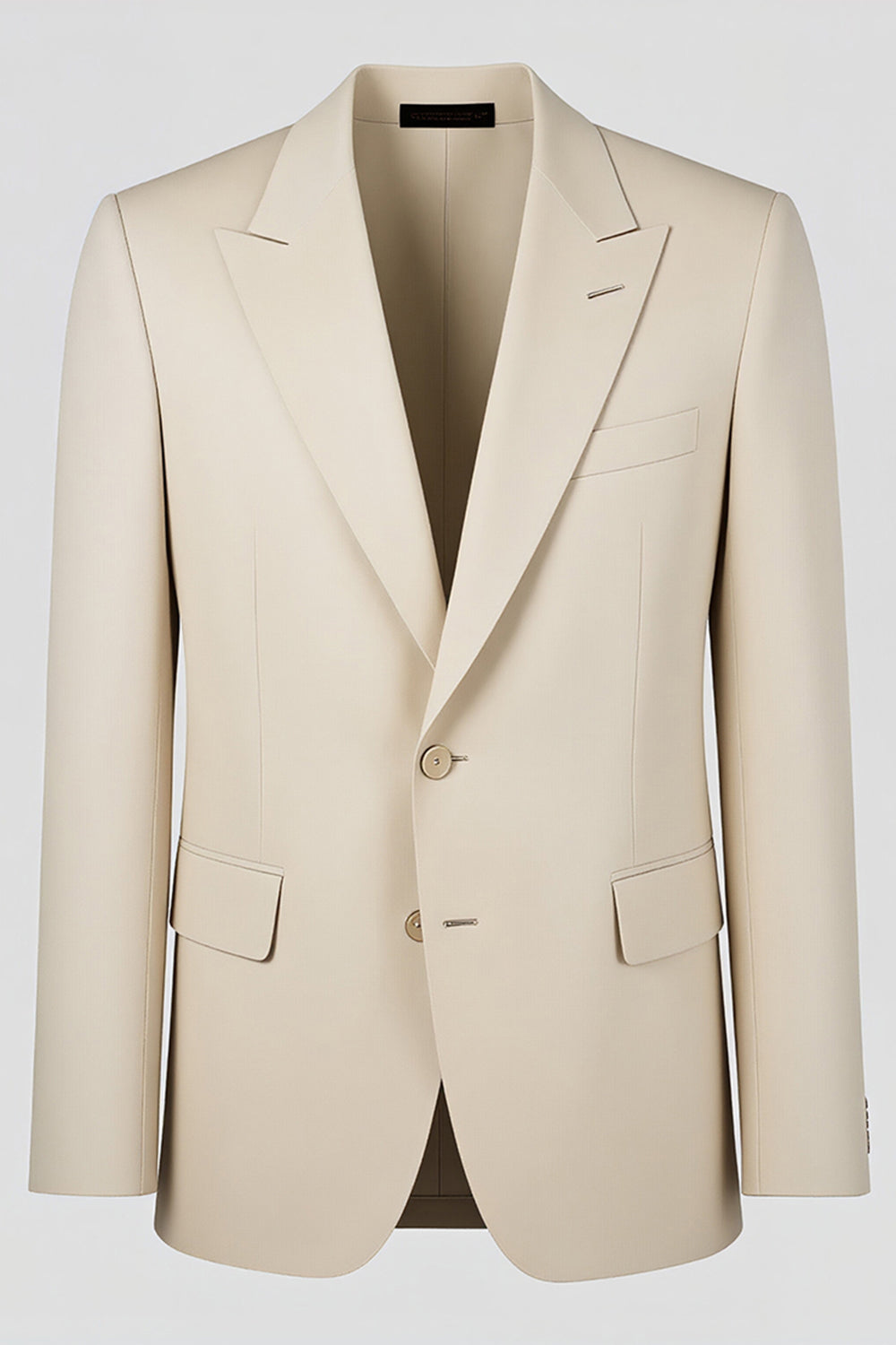 Ivory Peak Lapel Single Breasted  Men's Formal Blazer
