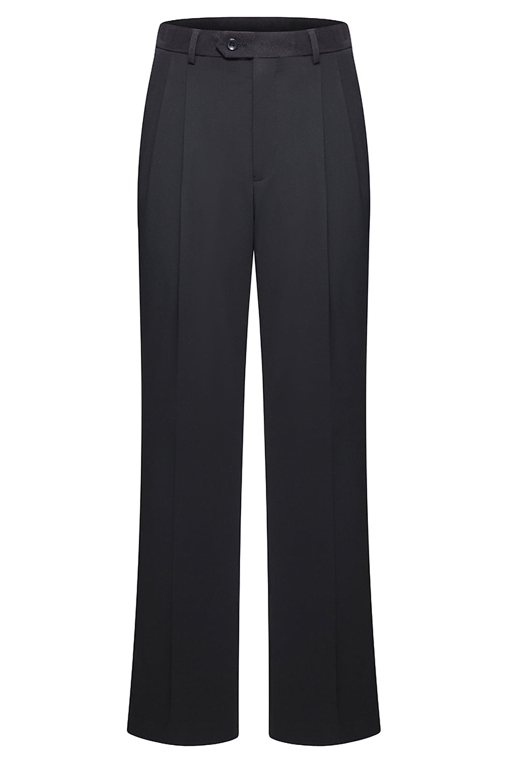 2 Piece Peak Lapel Slim Fit Black Men's Suits