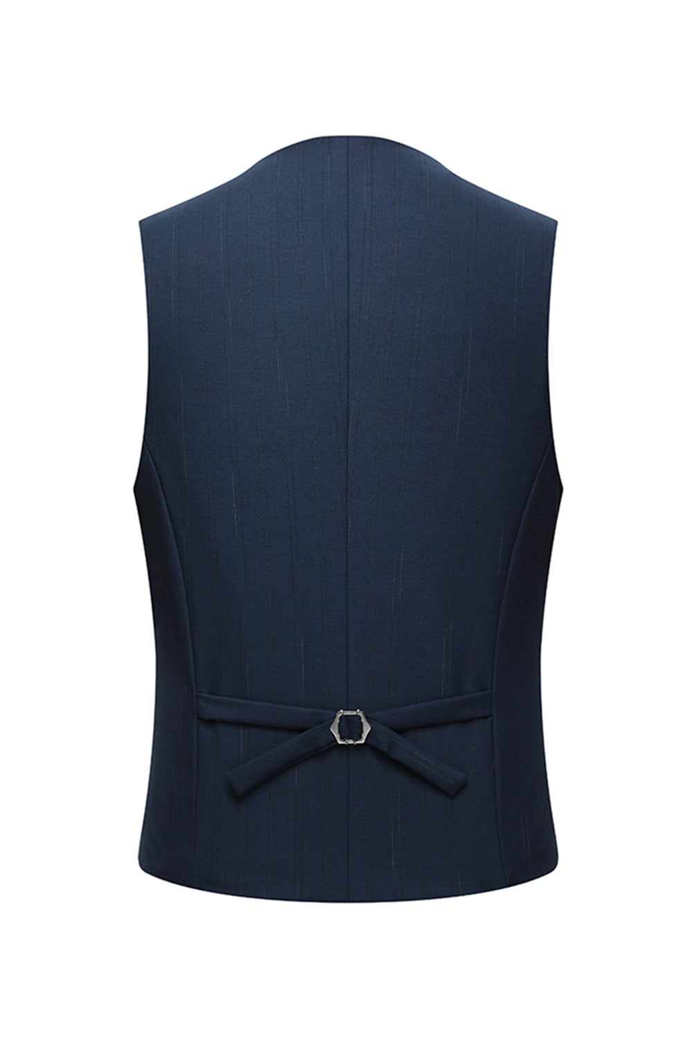 3 Piece Single Breasted Slim Fit Peak Lapel Men's Navy Suits