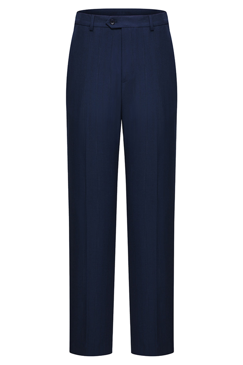 3 Piece Single Breasted Slim Fit Peak Lapel Men's Navy Suits