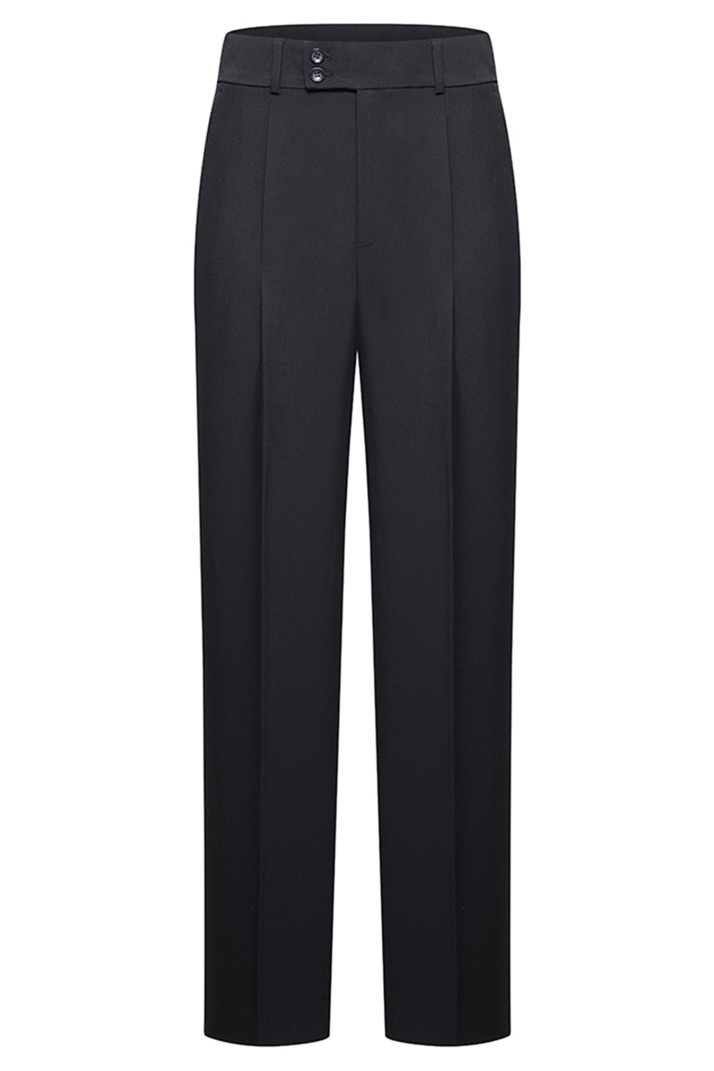 Slim Fit Peak Lapel 2 Piece Men's Black Suits