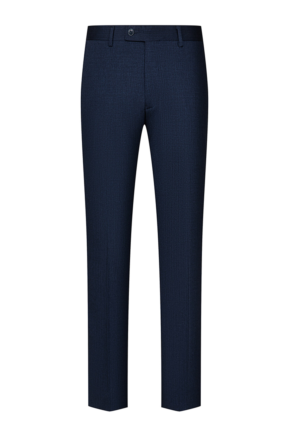 3 Piece Notched Lapel One Button Men's Navy Suits