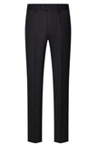 Slim Fit 3 Piece Peak Lapel Men's Black Suits