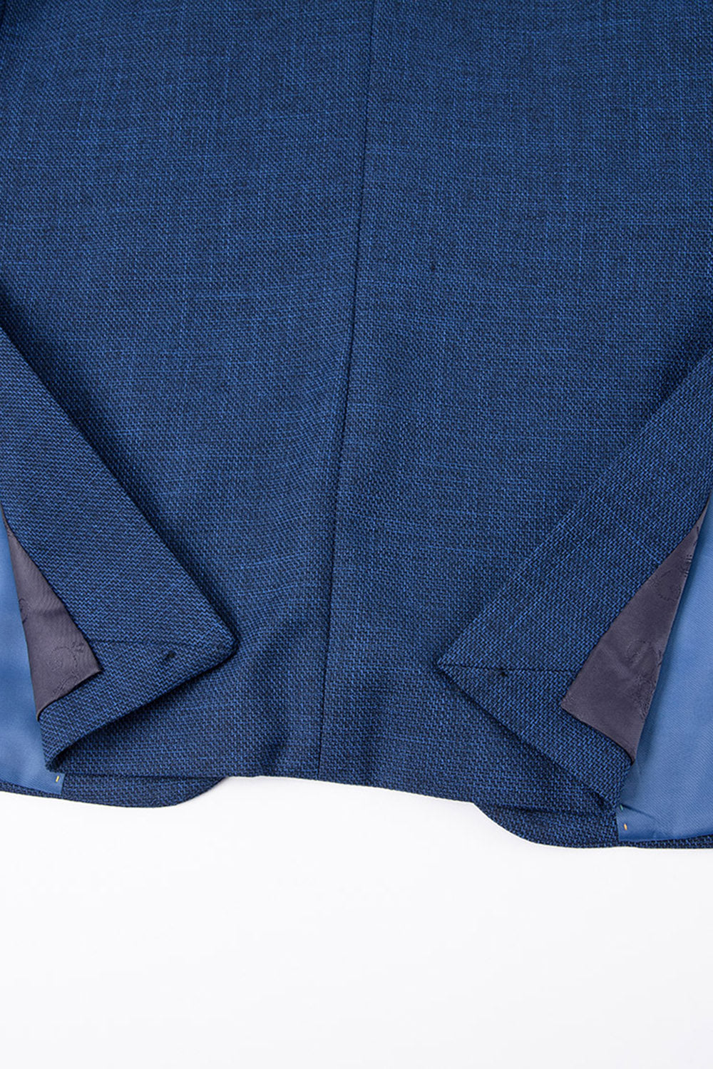 Peacock Blue Peak Lapel One Button 3 Piece Men's Suits