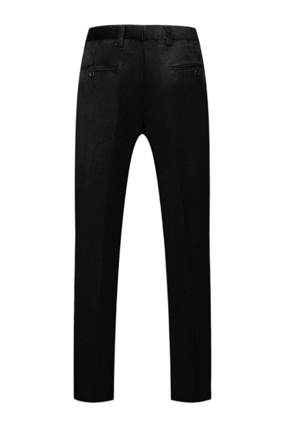 Black Peak Lapel 2 Piece Men's Suits