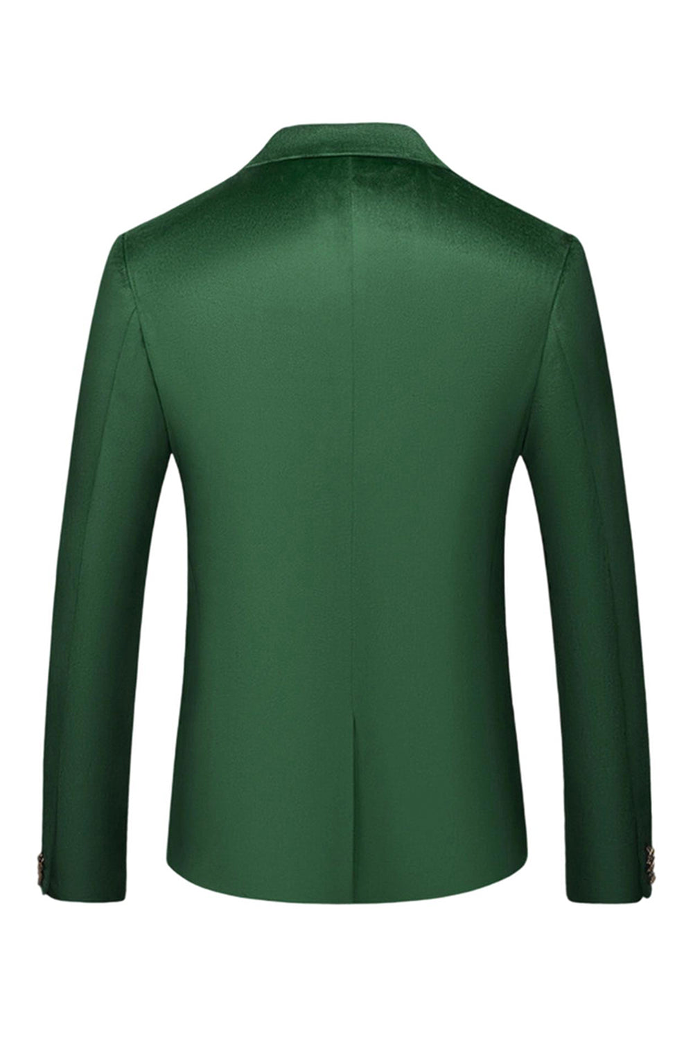 Green Peak Lapel Singel Breasted Men's Prom Blazer