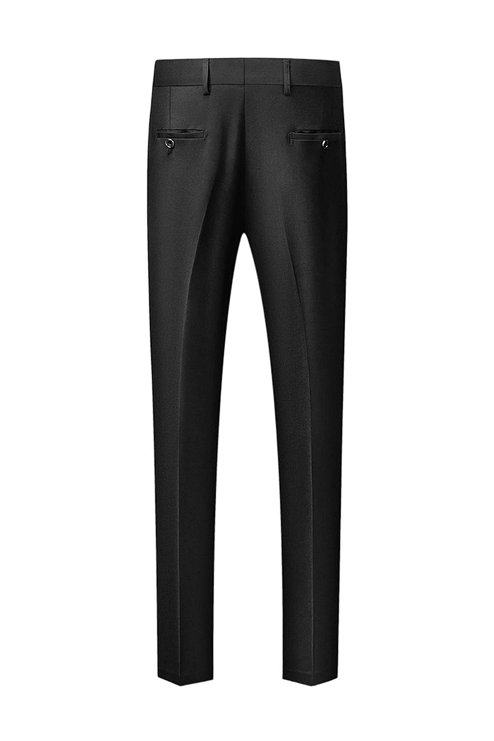 Men's Black Shawl Lapel One Button Formal Suits