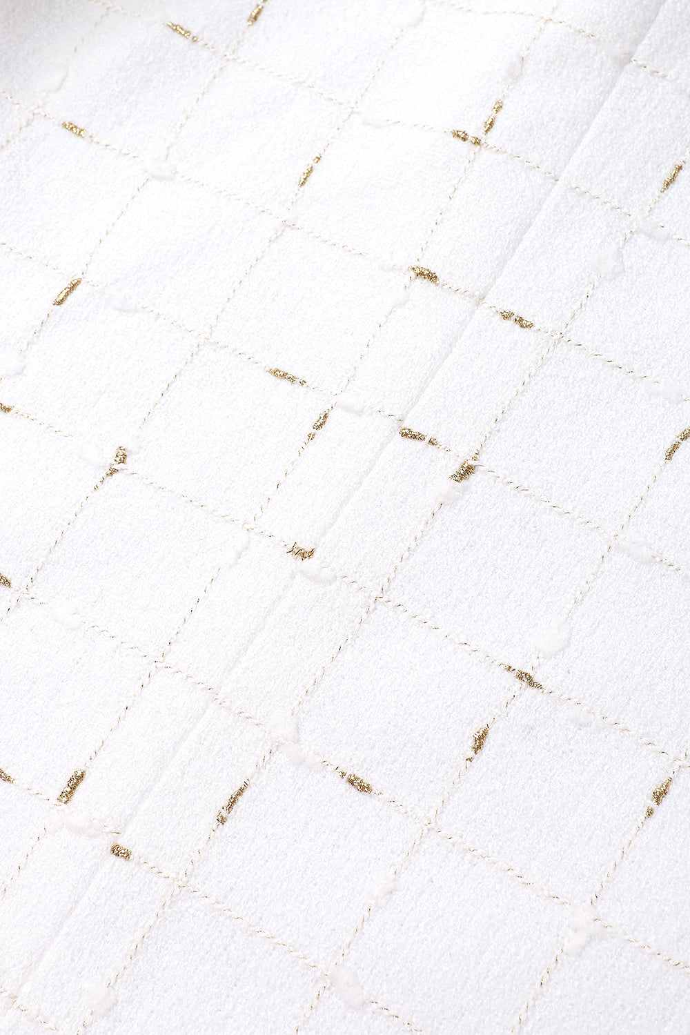 White Plaid Double Breasted 2 Piece Men's Prom Suits