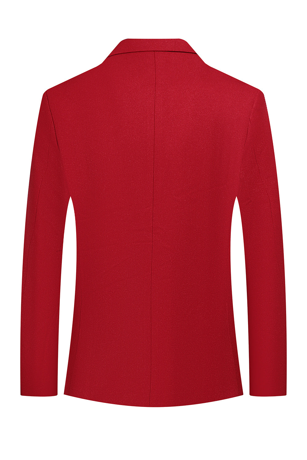 Red Peak Lapel One Button 2 Piece Men's Prom Suits