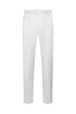 White Jacquard Double Breasted 2 Piece Men's Suits