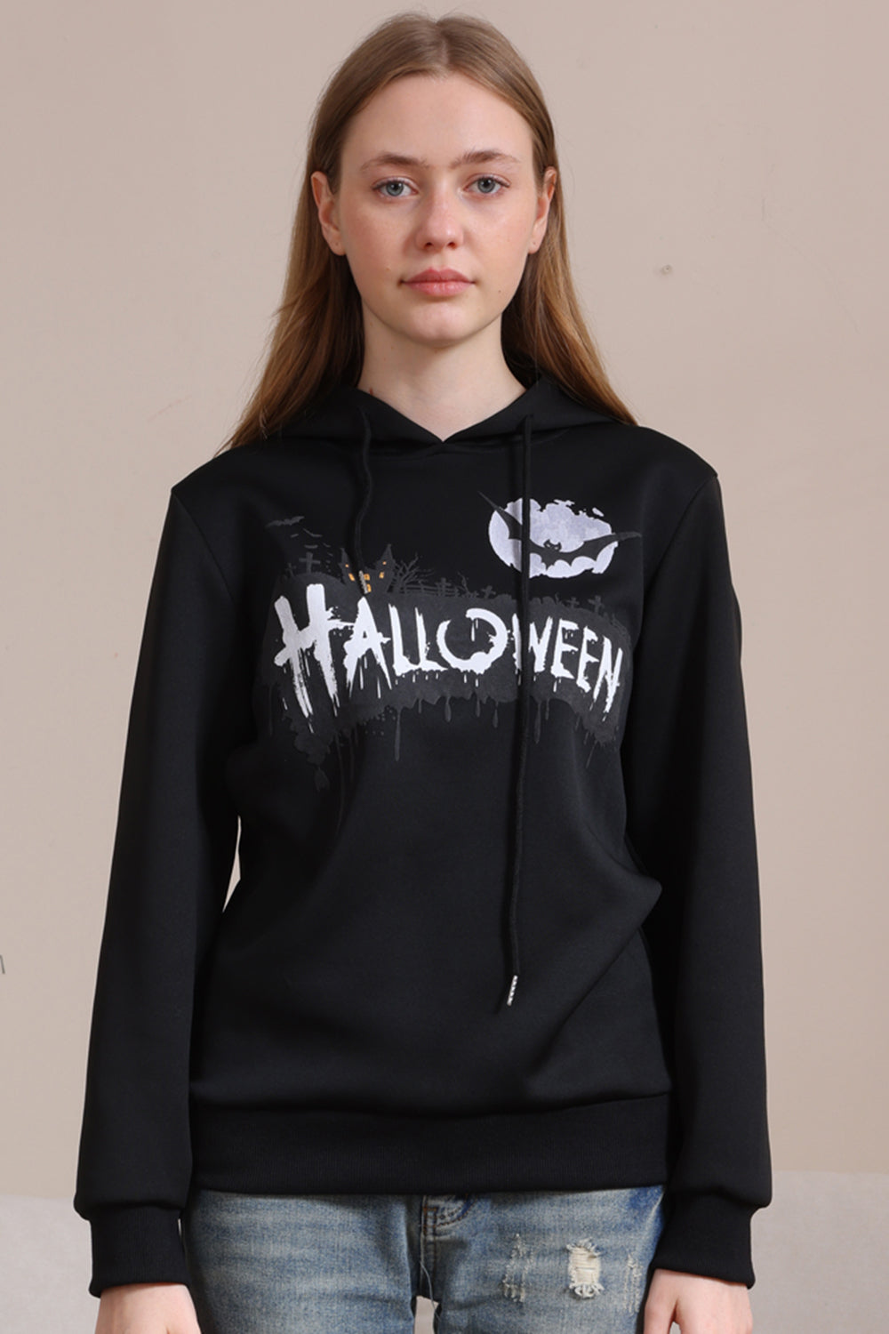 Family Set Black Long Sleeve Halloween Sweatshirt