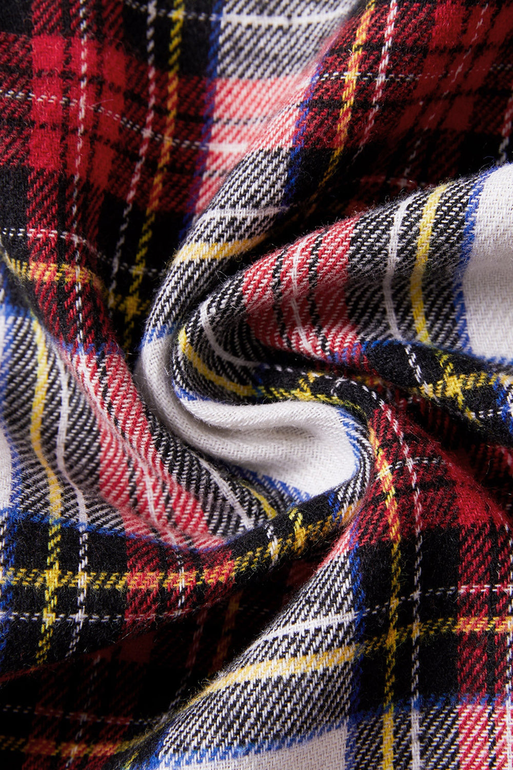 Red Plaid Long Sleeve Family Matching Christmas Shirts