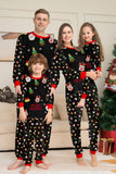Christmas Cozy Red Print Family Matching Pajamas Set