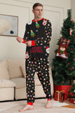 Christmas Cozy Red Print Family Matching Pajamas Set