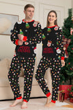 Christmas Cozy Red Print Family Matching Pajamas Set