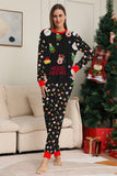 Christmas Cozy Red Print Family Matching Pajamas Set