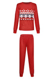 Red Polka Dots Christmas Family Matching Pajamas Set