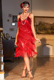 Sheath White Roaring 20s Gatsby Fringed Flapper Dress