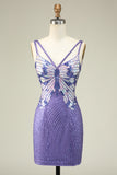 sequin homecoming dress