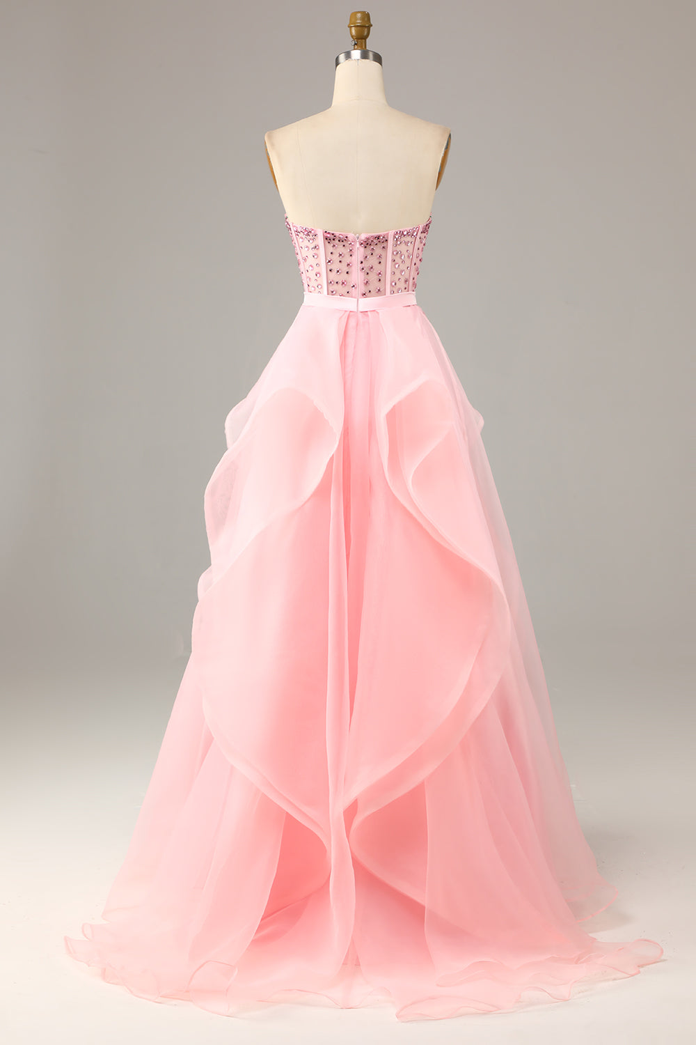 Princess A Line Sweetheart Black Strapless Ball Gown Formal Evening Dress