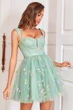 Cute A Line Sweetheart Champagne Short Homecoming Dress