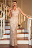 Great Gatsby Dress for Women Short Sleeves Party Dress Roaring 20s