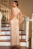 Great Gatsby Dress for Women Short Sleeves Party Dress Roaring 20s
