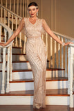 Great Gatsby Dress for Women Short Sleeves Party Dress Roaring 20s