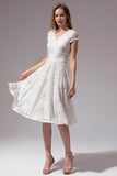 Time-Limited Spike For White Lace Dress (1 pc - Random Style & Color)