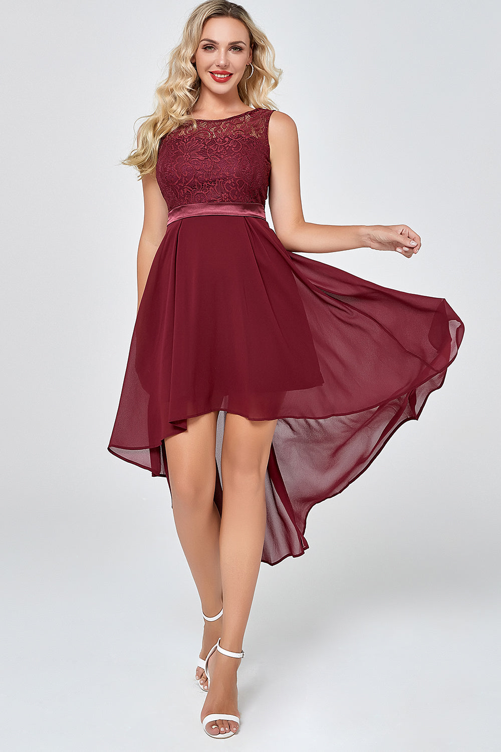 Time-Limited Spike For Lace Party Dress (1 pc - Random Style & Color)