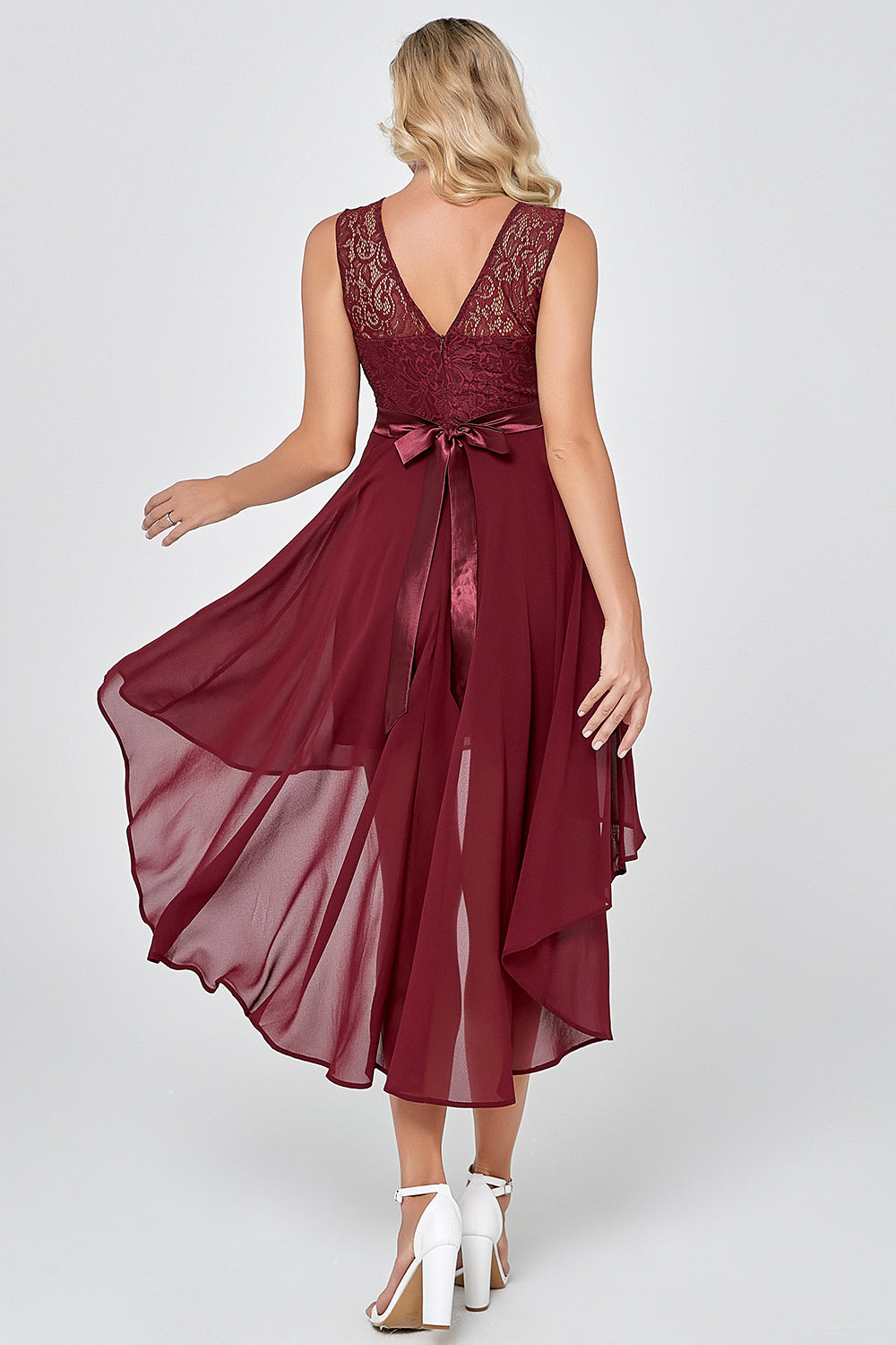 Time-Limited Spike For Lace Party Dress (1 pc - Random Style & Color)