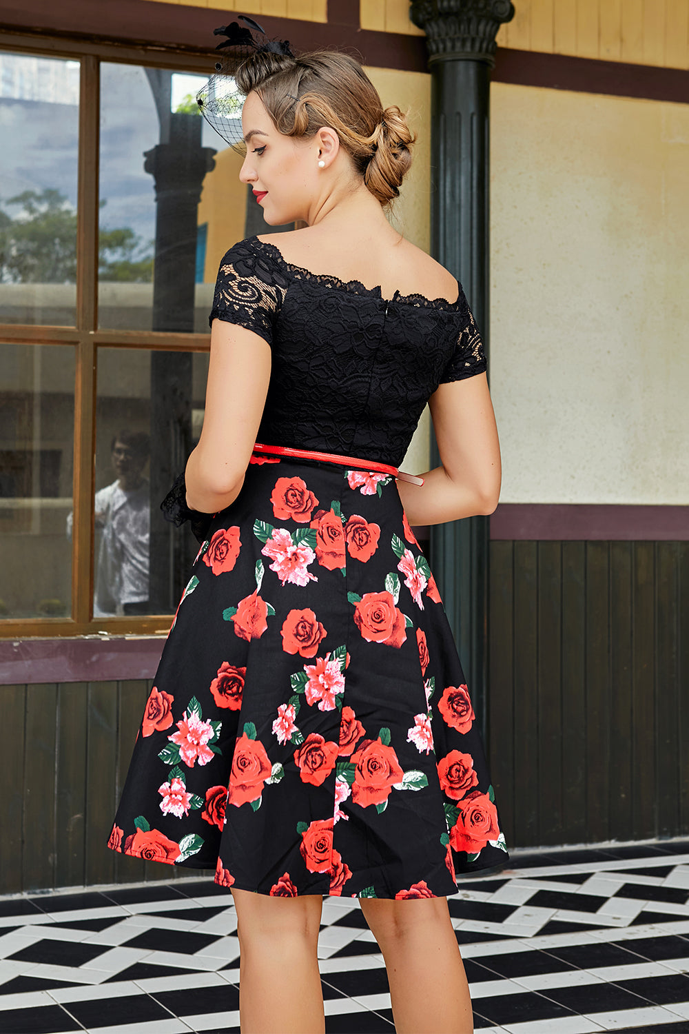 Time-Limited Spike For Lace Dress (1 pc - Random Style & Color)