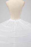 10 Hoop Tulle Ball Gown Petticoat Floor Length Crinoline Underskirt for Quinceanera Dress