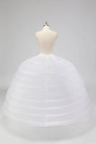 10 Hoop Tulle Ball Gown Petticoat Floor Length Crinoline Underskirt for Quinceanera Dress