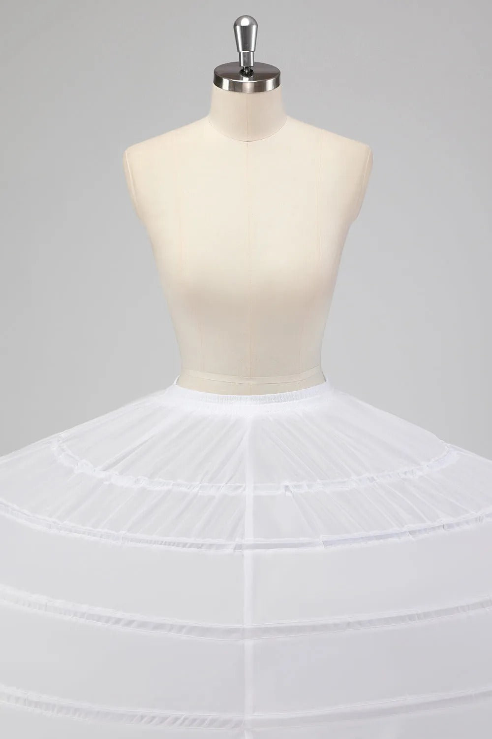 10 Hoop Tulle Ball Gown Petticoat Floor Length Crinoline Underskirt for Quinceanera Dress