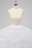 10 Hoop Tulle Ball Gown Petticoat Floor Length Crinoline Underskirt for Quinceanera Dress