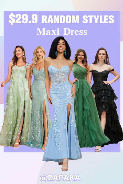 ZAPAKA Women Flash Sale-Random Prom Dress