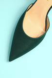 Dark Green Stiletto Heels