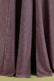 Grape Lace Up Long Satin Prom Dress