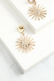 Sunflower Gold Drop Earrings