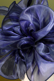 1920s Blue Organza Beaded Headband