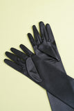 Black 1920s Party Gloves