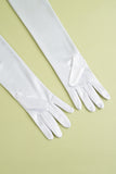 White 1920s Party Lengthen Gloves