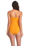Halter Open Back One-Piece Swimwear